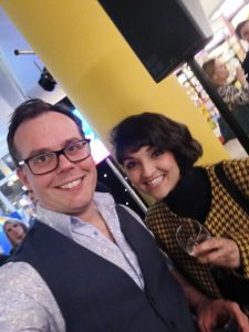 Andrew Sanders (Author) and Aysha Awwad (Illustrator) - Creators of Whose Dog is This at the Waterstones 2024 Children's Book of the Year Award.